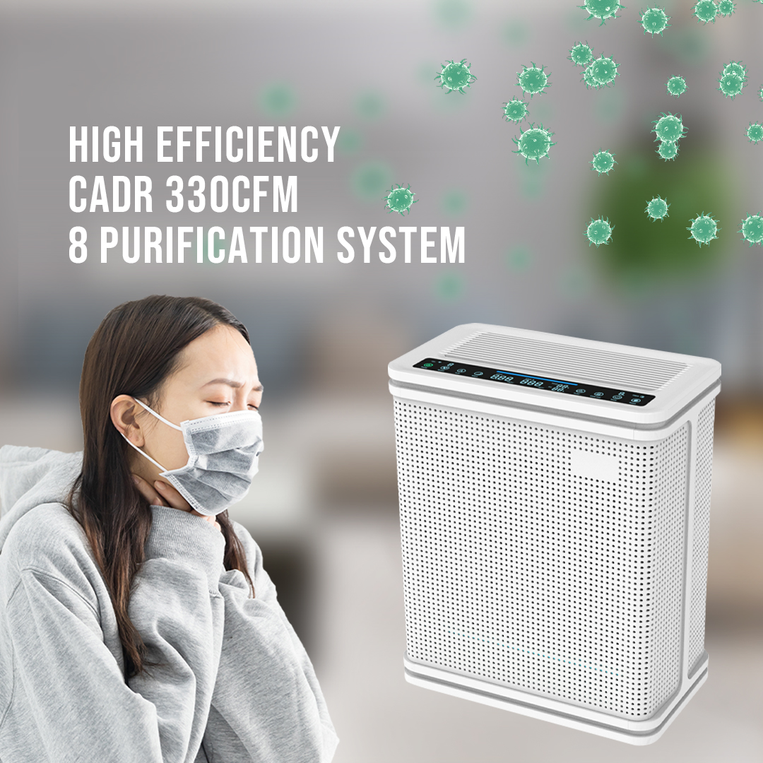 Commercial hepa filter UV portable Air Purifier from China manufacturer